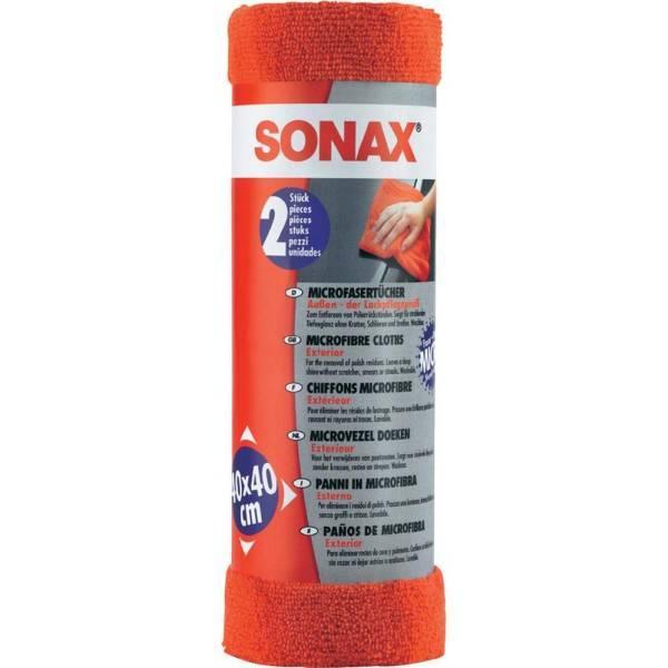 Khăn lau xe siêu sợi cao cấp Sonax Microfibre cloth (40cm x 40cm)