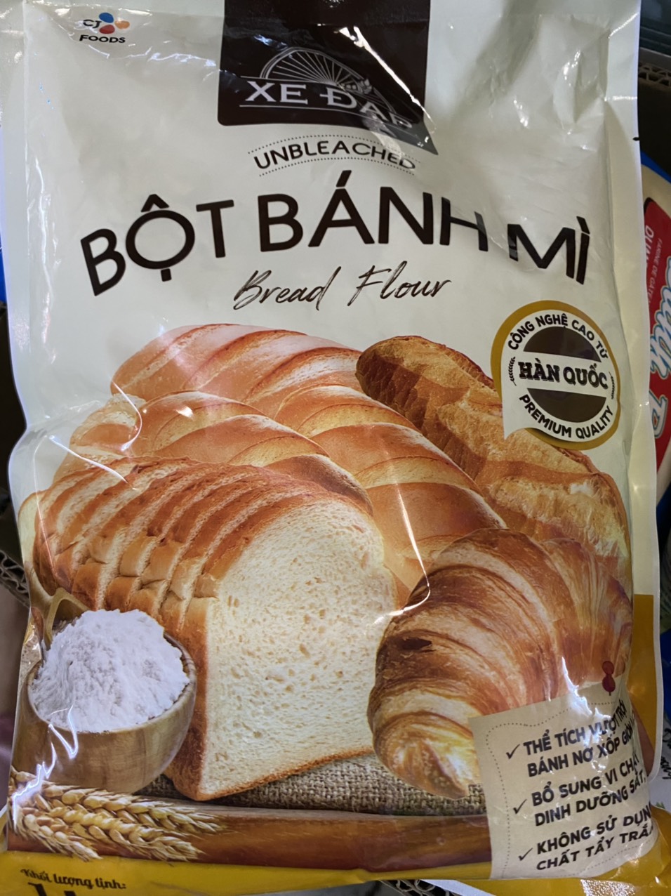 BỘT BÁNH MÌ SỐ 13 XE ĐẠP 1kg