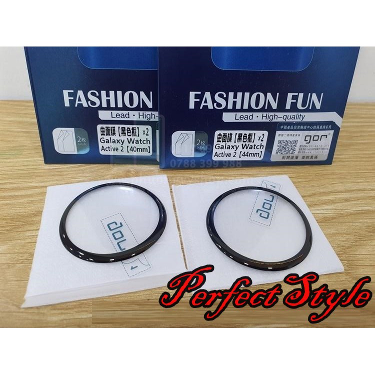 Bộ 2 miếng dán FULL MÀN GOR Samsung Galaxy Watch Active 1-2 40mm 44mm