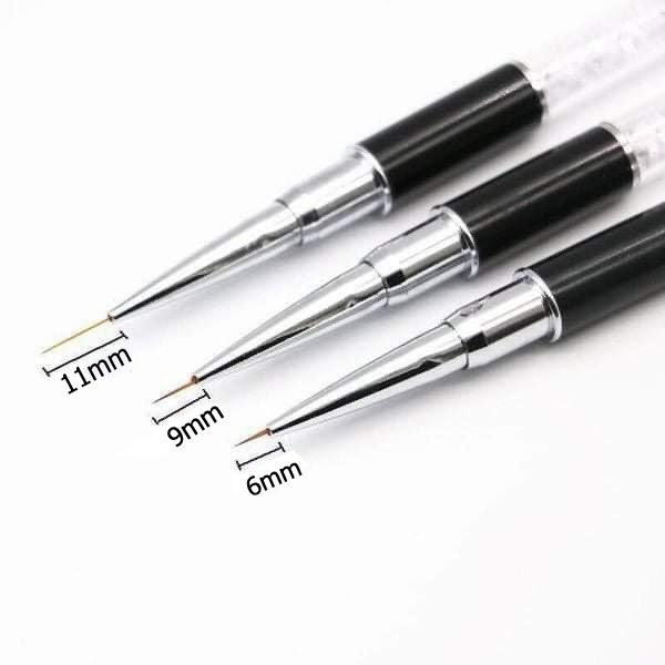 Cọ vẽ móng , cọ nail vẽ nét siêu thẳng size 6,9,11mm