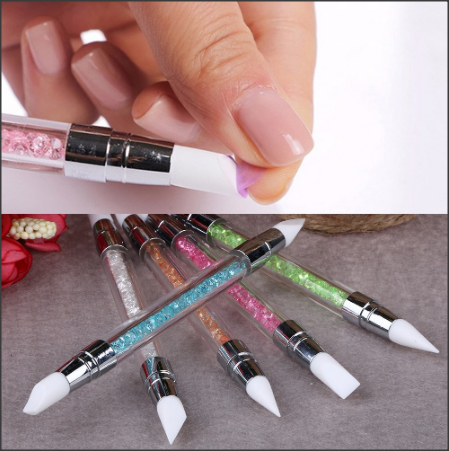 Cọ silicon 01 chiếc (ngẫu nhiên) trang trí móng làm nail mishop hnnail