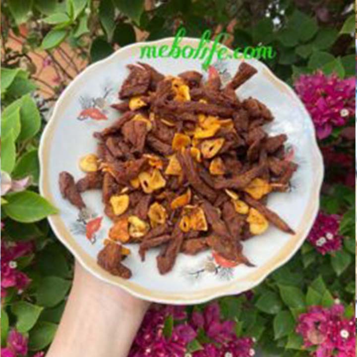 KHÔ BÒ CHÁY TỎI - 1 TÚI 100 GR
