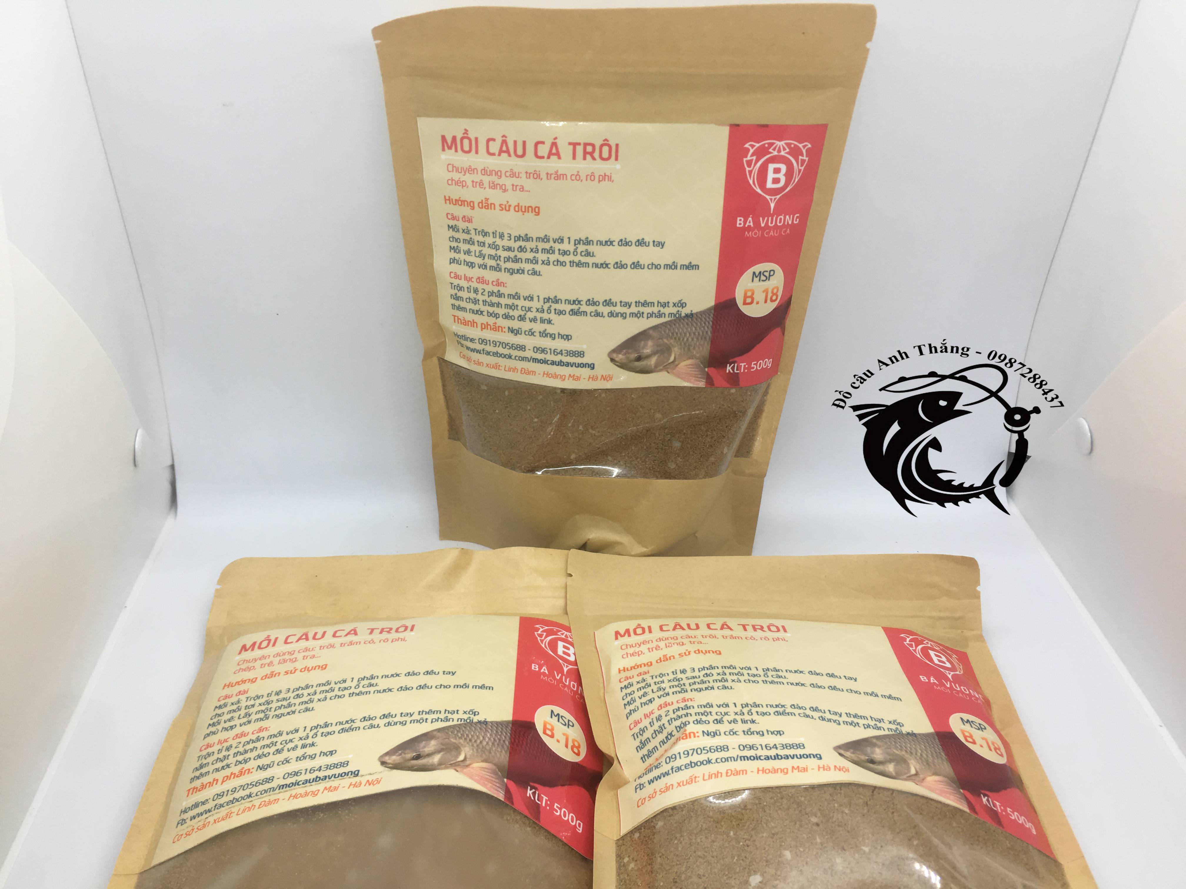 Mồi câu Trôi Bá Vương B18