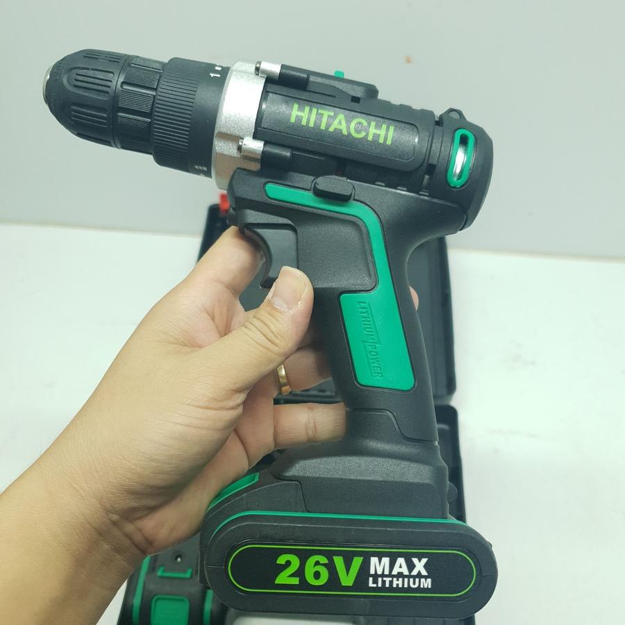 MÁY KHOAN PIN 26V HITACHI MADE IN JAPAN - 2 PIN