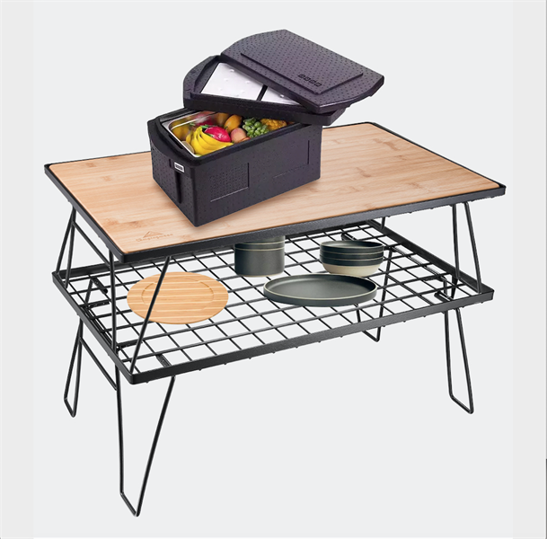 [HCM]Phụ kiện mặt bàn gỗ tre Campingmoon T-2301