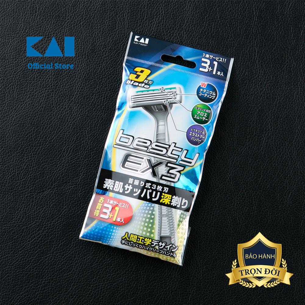 Dao cạo râu cao cấp Nhật Besty Ex3 3 Blade