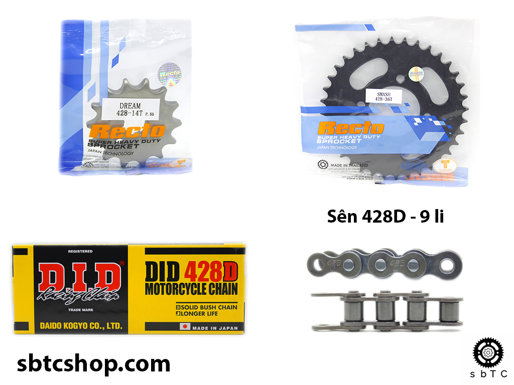 [HCM]NSD Nhông dĩa Recto sên DID GD Viva Smash Xbike