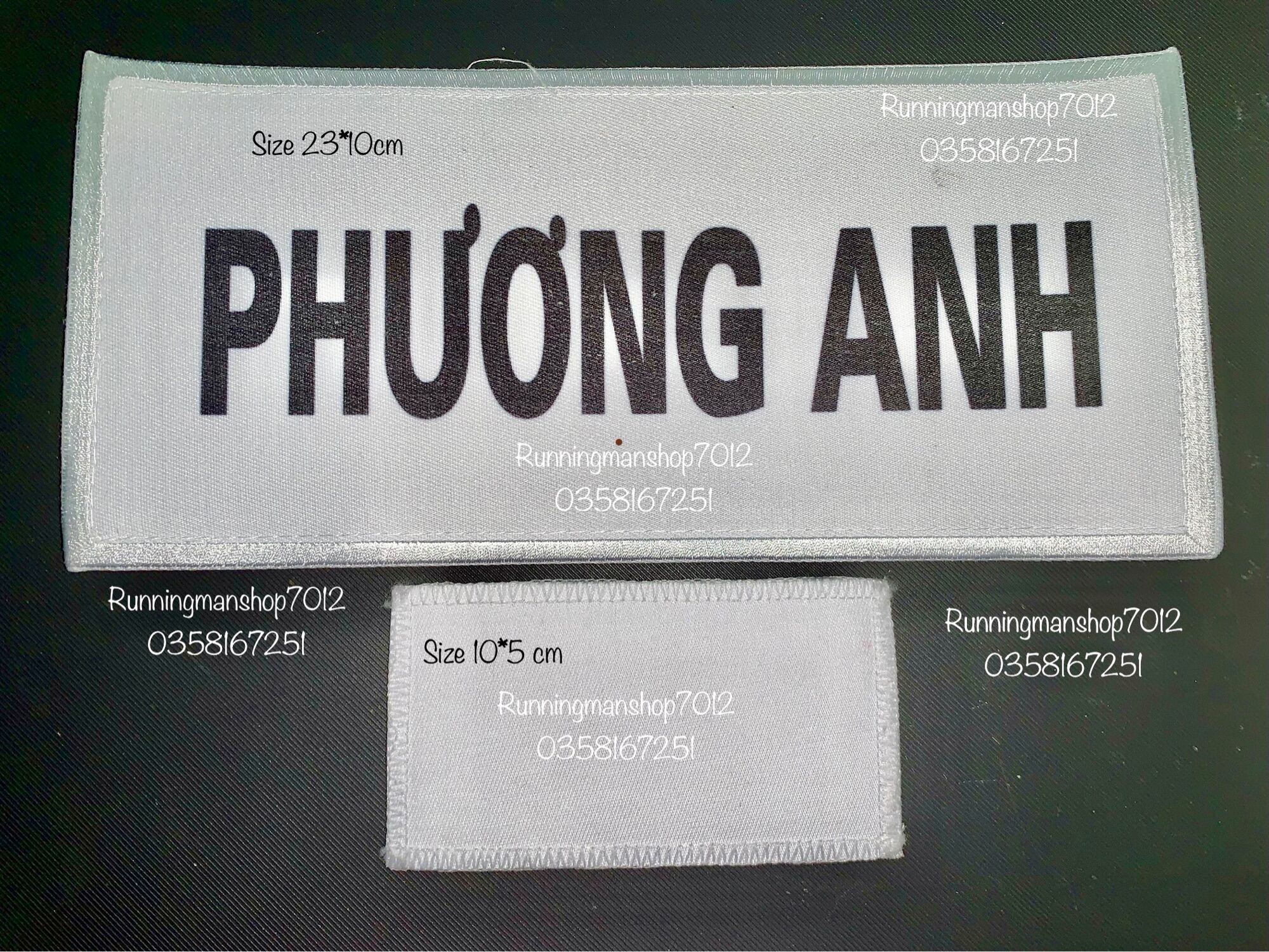 Bảng tên con( chơi là chạy) 5*10