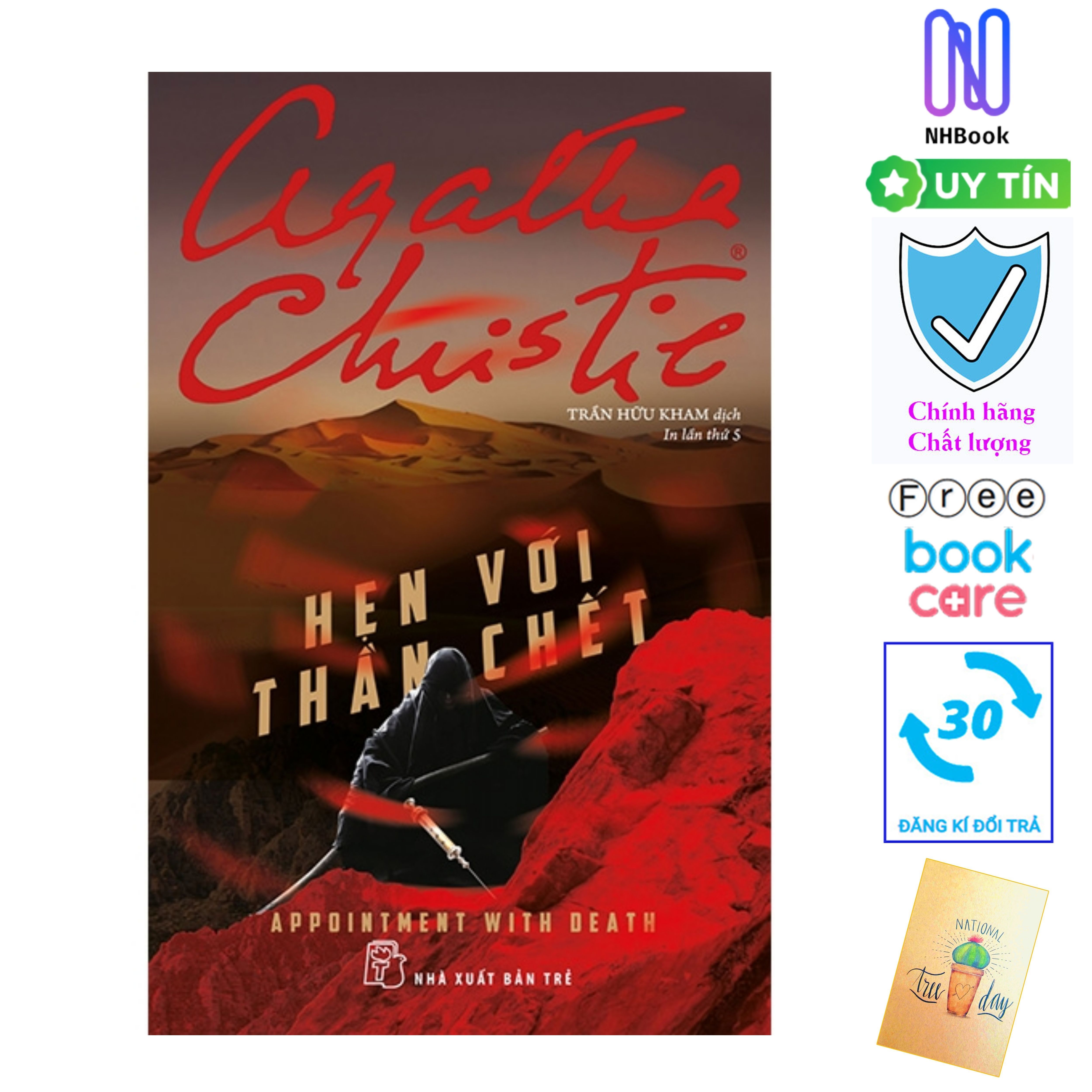 - sách chính hãng bảo hành - nhbook -agatha christie - hẹn với thần chết- tặng kèm sổ tay 10k
