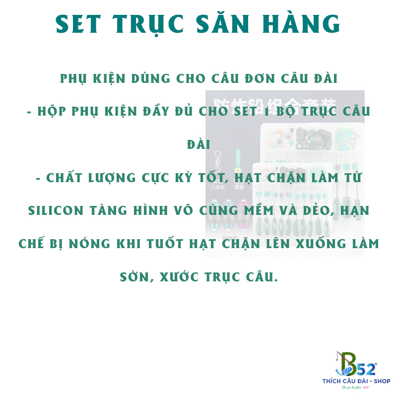 Set phụ kiện làm trục săn hàng size 5.0-8.0