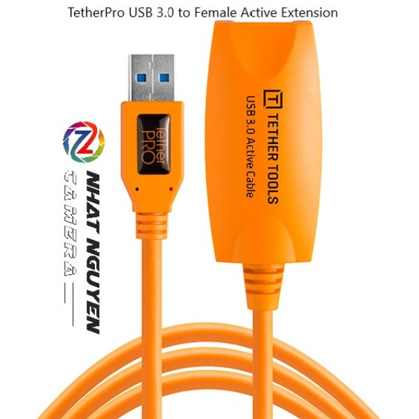 [HCM]Dây Tether Tools - Cáp nối dài TetherPro USB 3.0 - Dài 5m- màu Cam