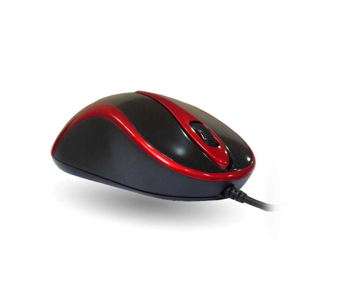 Chuột có dây A4Tech N360( ĐỎ PHỐI ĐEN)