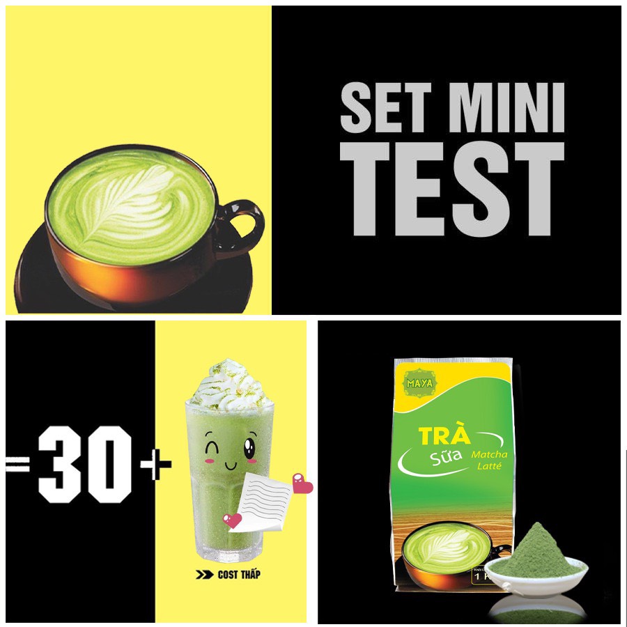 BỘT TRÀ SỮA MATCHA LATTE  - TÚI 1KG