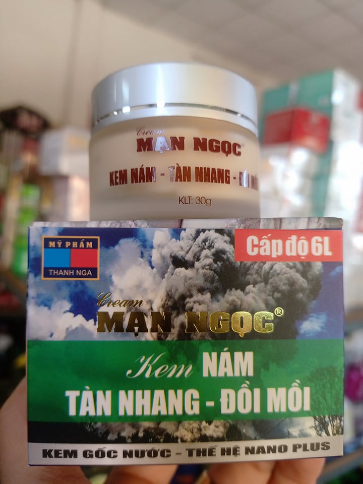 Kem nám tàn nhang đồi mồi mạn ngoc 30g