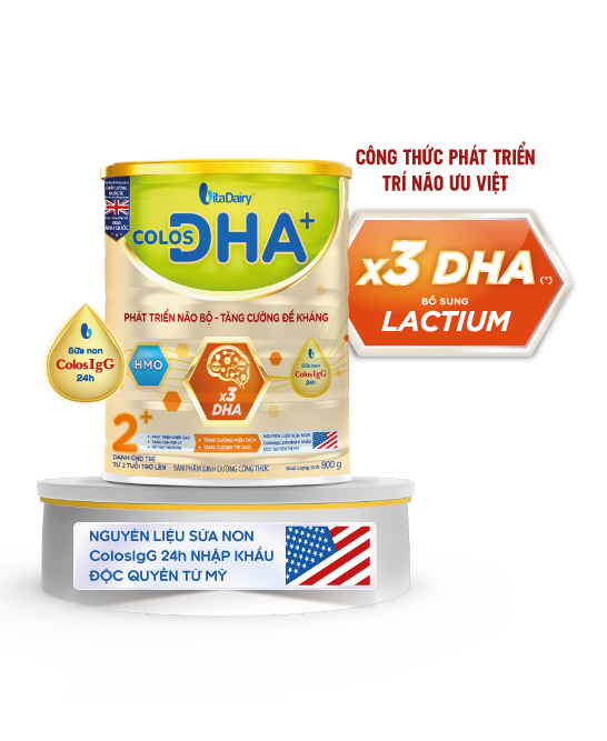 [Mã QR-TL Điểm] Sữa bột Colos DHA 0+ (800g)