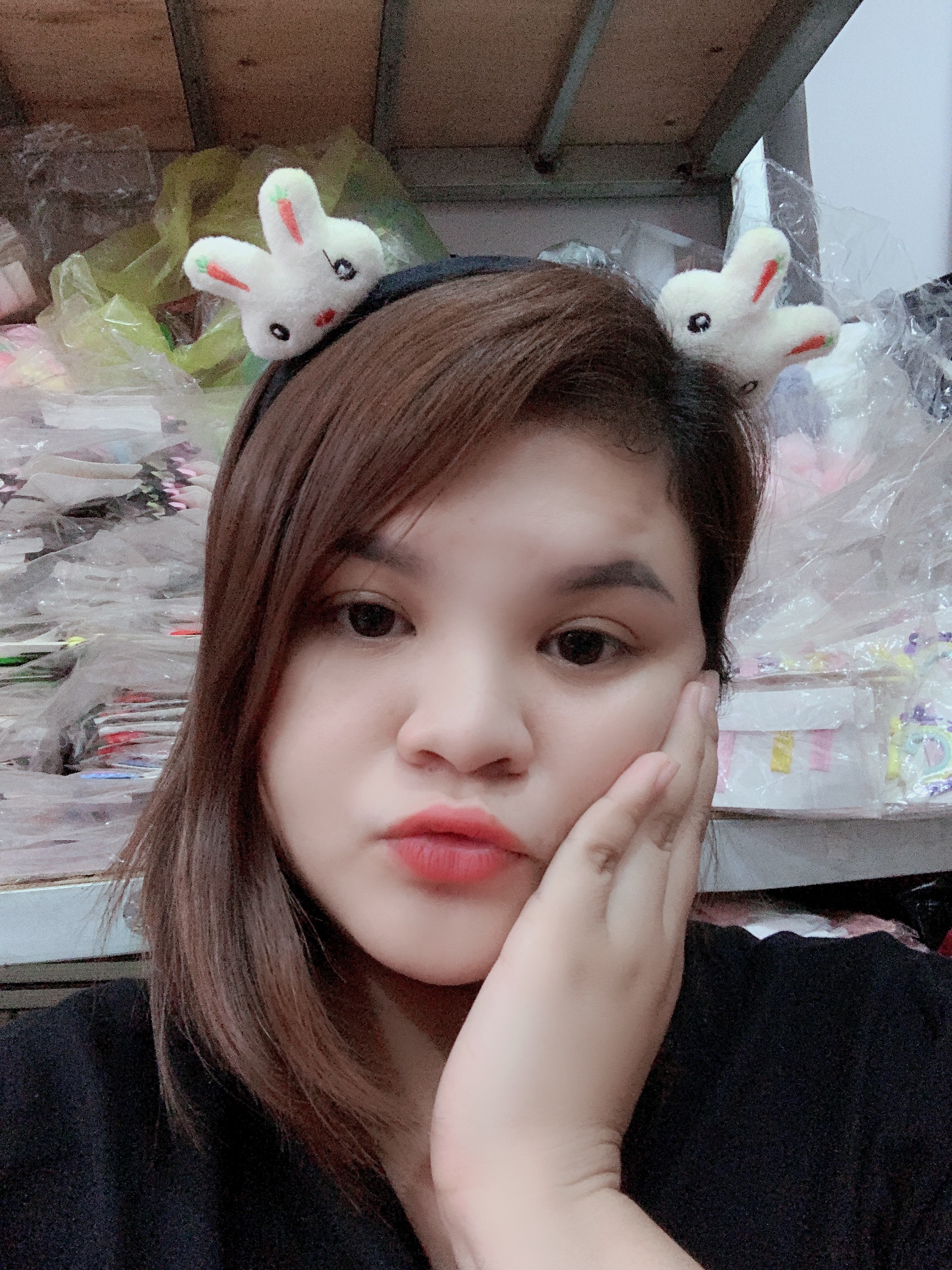 Băng Đô Cài Tóc Thỏ Tai Carot