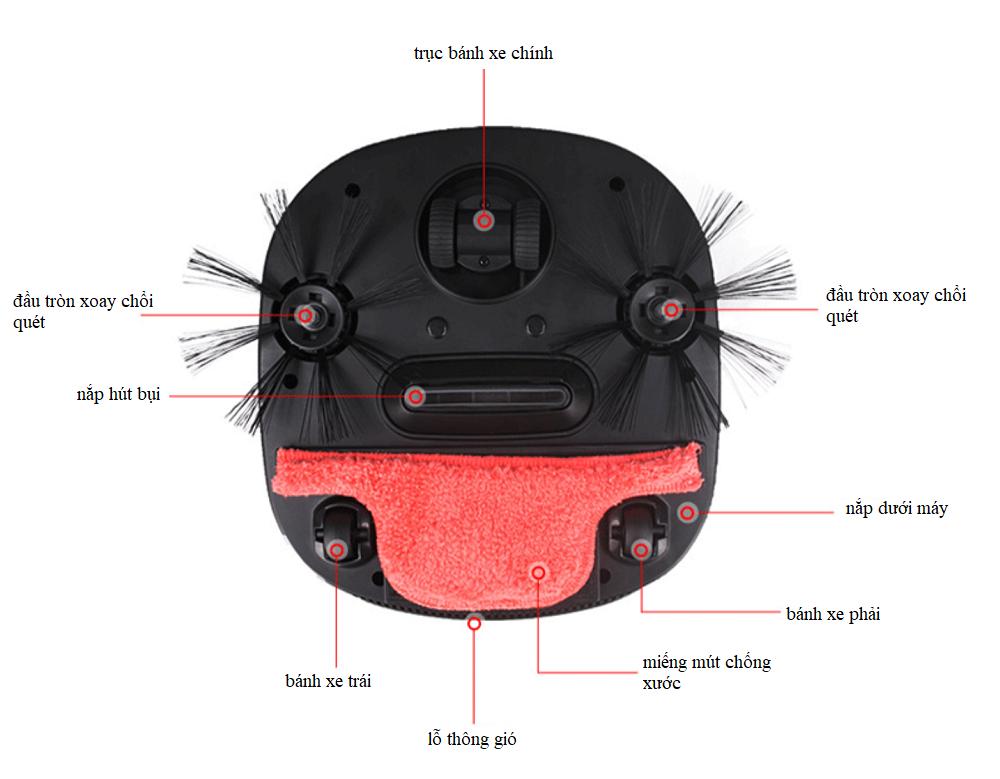 ROBOT LAU NHÀ HÚT BỤI TỰ ĐỘNG OLDSM