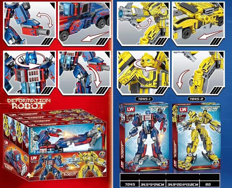 [Hoàn Tiền 10%]BỘ ĐỒ CHƠI XẾP HÌNH ROBOT Transformer BUMBLEBEE - Lắp Ráp Robot Optimus