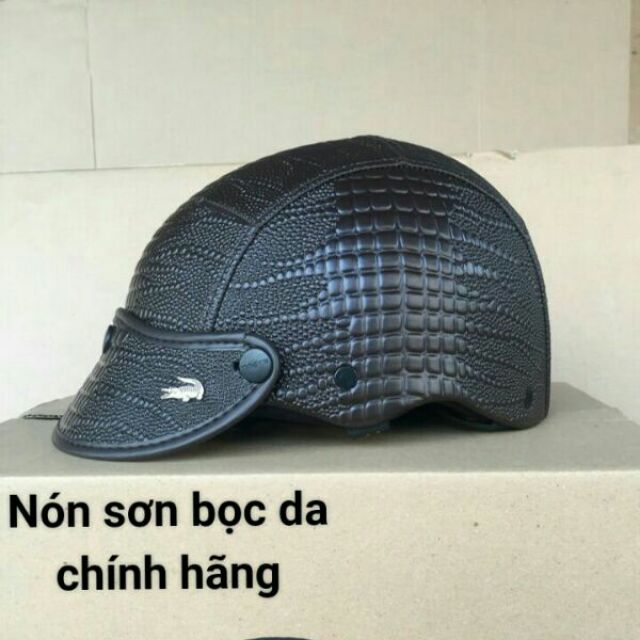 Nón Bảo Hiểm Bọc Da Cao Cấp