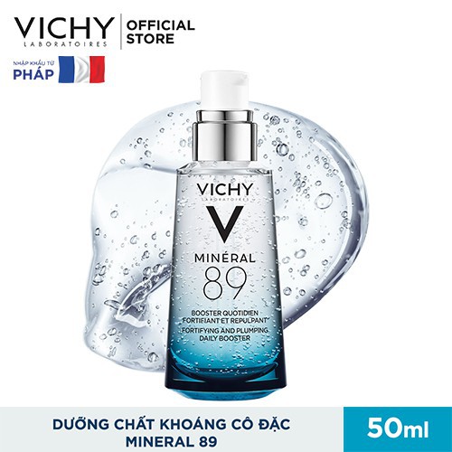 [GIẢM 20K ĐƠN 399K] Tinh Chất Khoáng Cô Đặc Vichy Mineral 89 50ml