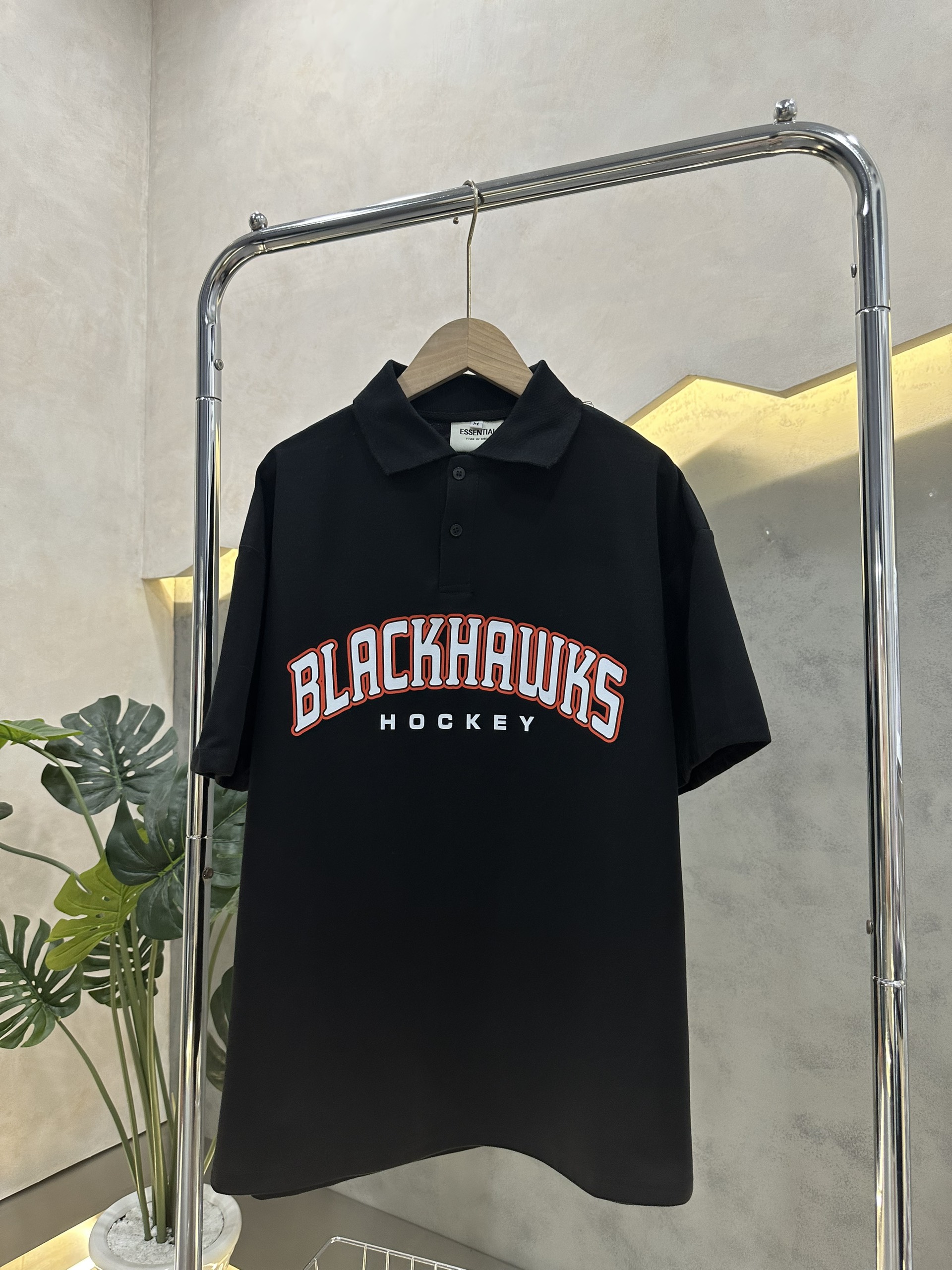 Áo thun polo why not unisex nam nữ hình ép nhựa