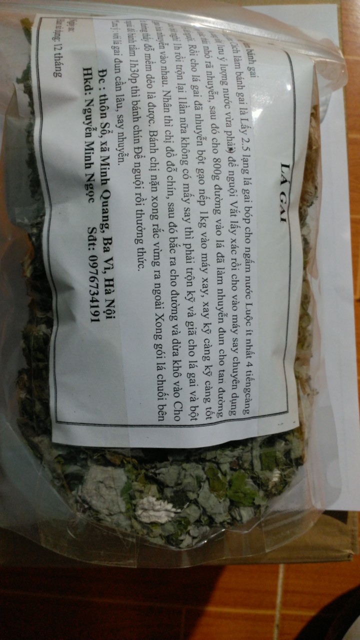 lá gai làm bánh 100k 1kg