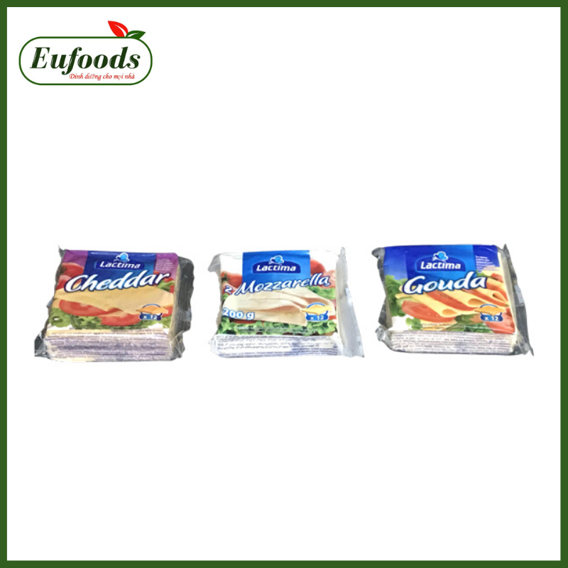 Phô Mai Lát Lactima Gouda Ba Lan 200g