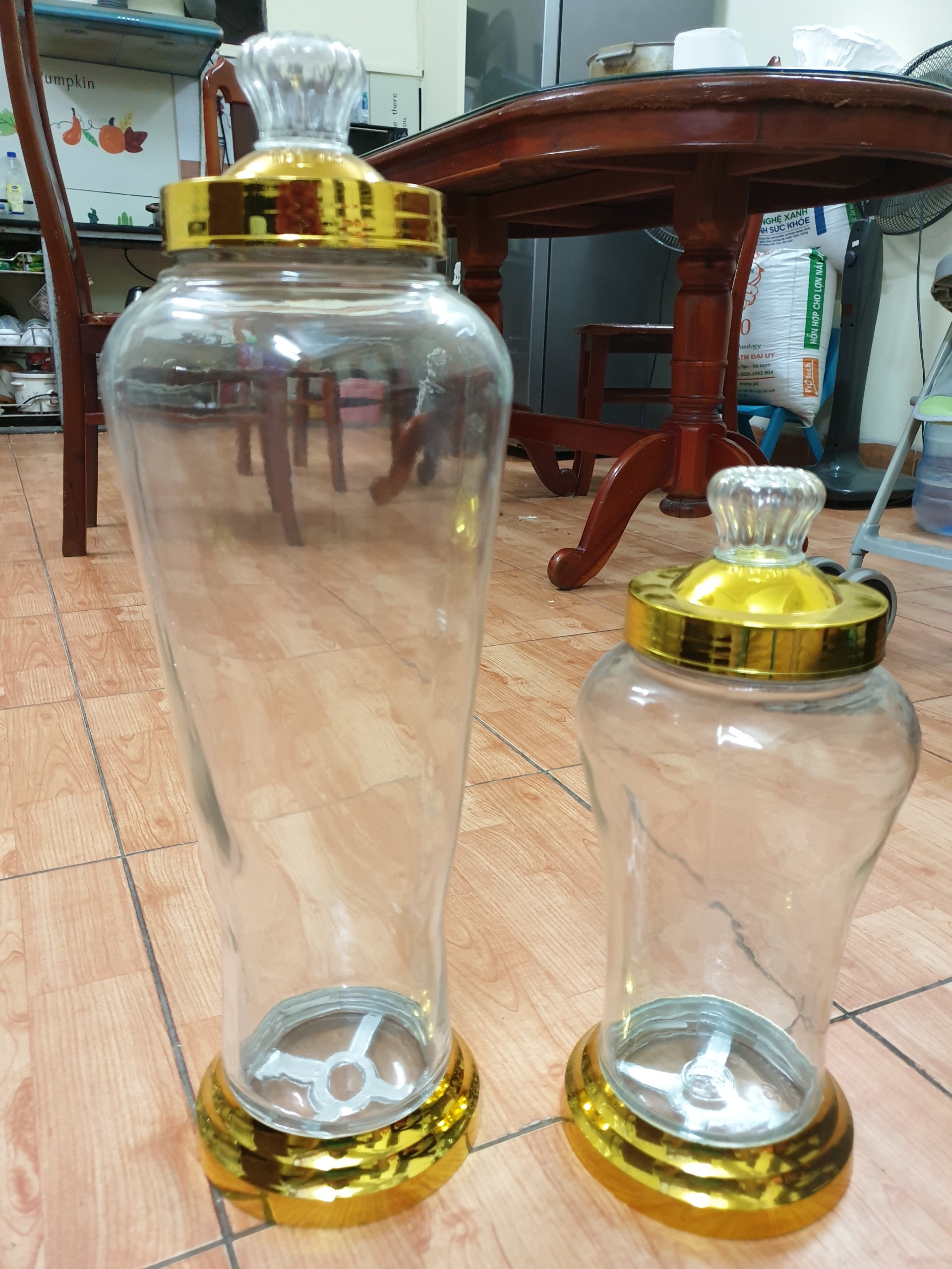 BÌNH NGÂM RƯỢU THỦY TINH 3 LÍT
