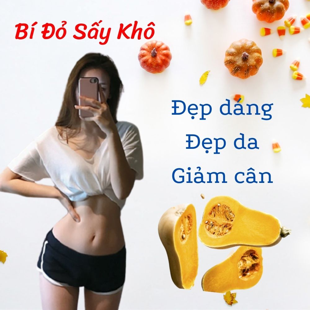 Bí đỏ thái lát sấy lạnh - Gói 20g