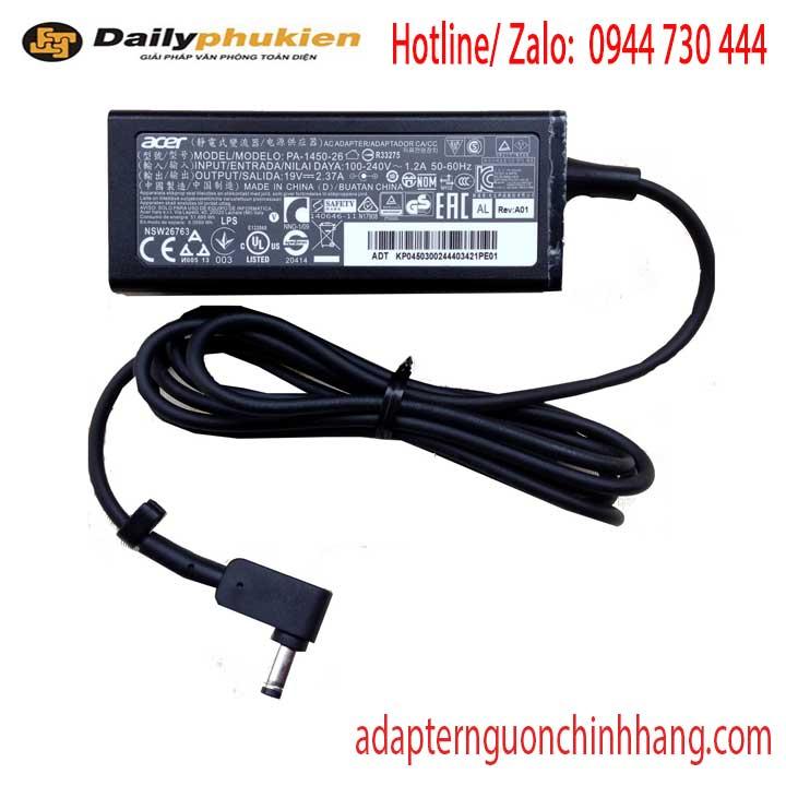 Sạc laptop Acer 19v 2.37a