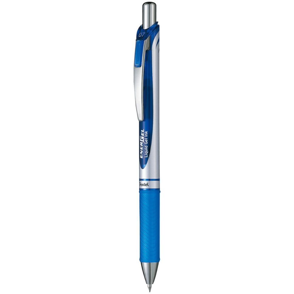 Bút Ký Pentel BL77 nét 0.7mm - Mực xanh (Dạng Bấm)