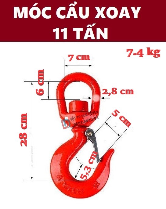 Móc cẩu xoay