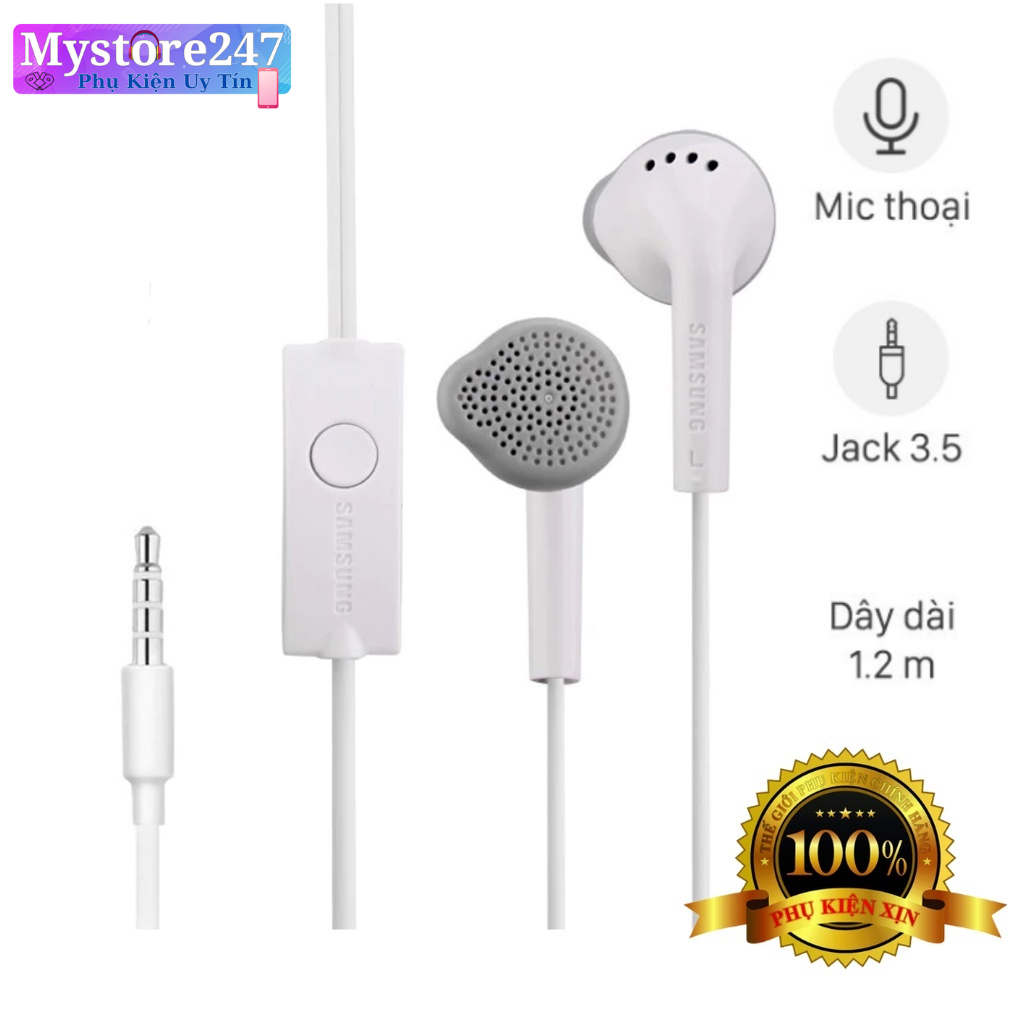Tai Nghe Có Dây, Có Mic Đàm Thoại Tai Nghe Nhét Tai Dùng Tốt Cho Các Máy Có Jack 3.5mm tai nghe s5830  Bảo Hành 6 Tháng Đổi Mới Shop Mystore247 Bảo Hành 12 Tháng