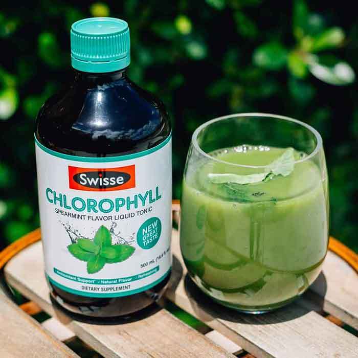 [HCM]Nước diệp lục bạc hà  ÚC 500ml hãng swisse chính hãng