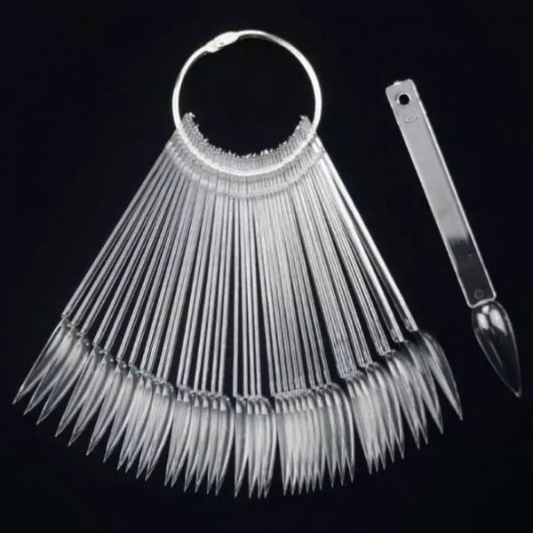 Móng que tập sơn mẫu - set 50 móng dành cho học nail
