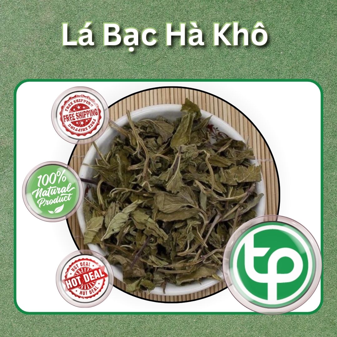 Lá bạc hà khô 500g - Trà bạc hà khô thơm ngon và bổ dưỡng - Hàng sạch với chất lượng cao nhất thị trường