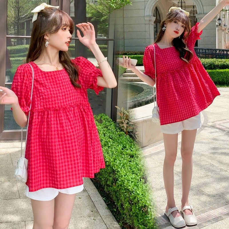 Áo bầu loại đẹp chất đũi mềm mát mặc công sở và ở nhà