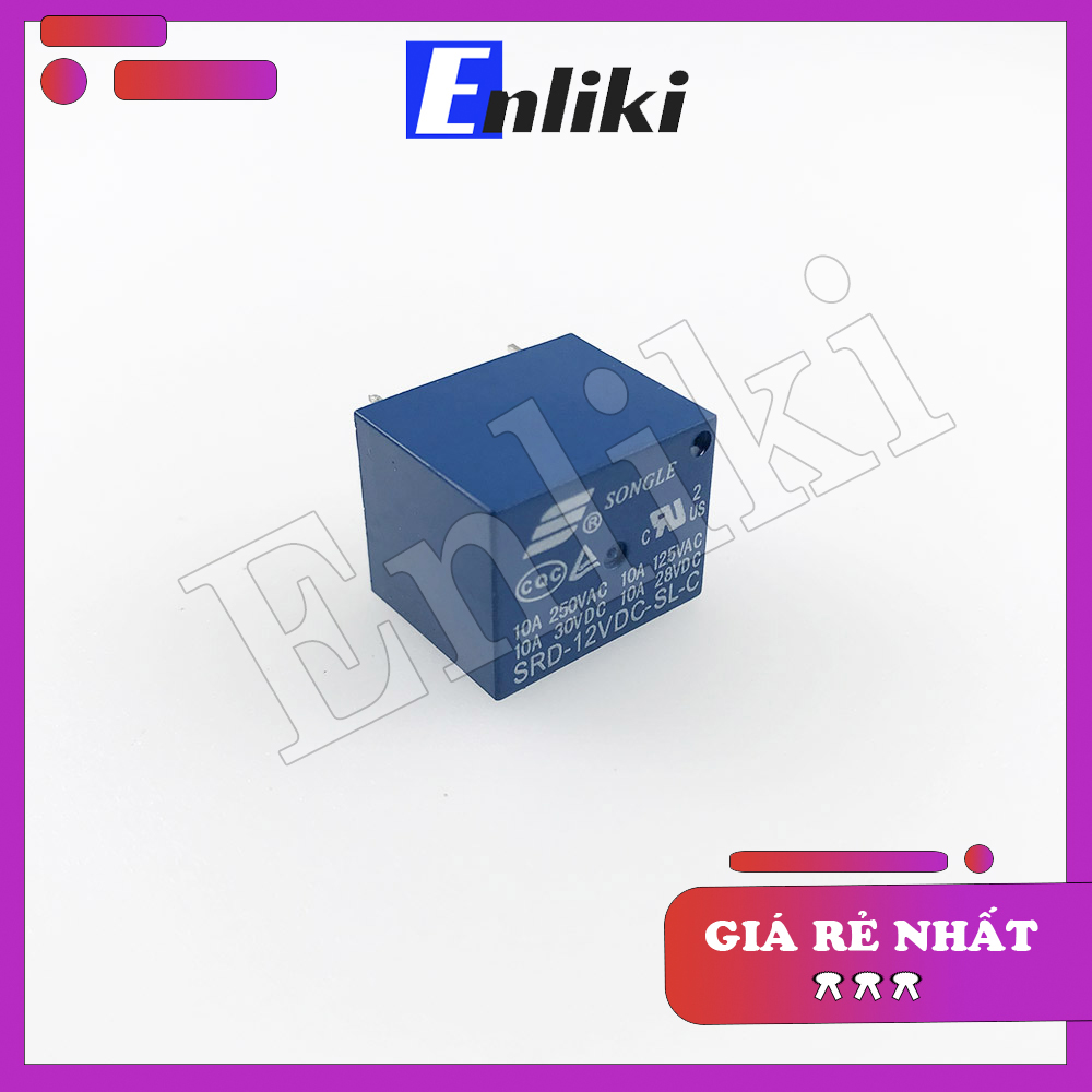 Relay 12V 10A - 5 Chân