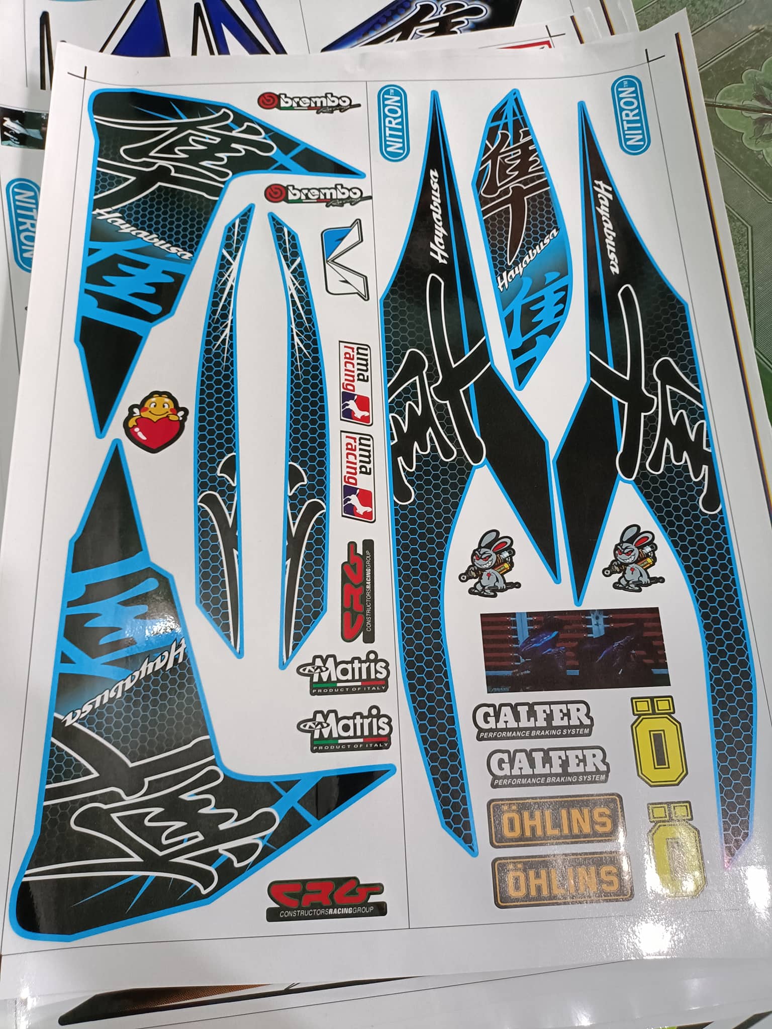 Tem rời vario hayabusa. ko bay màu