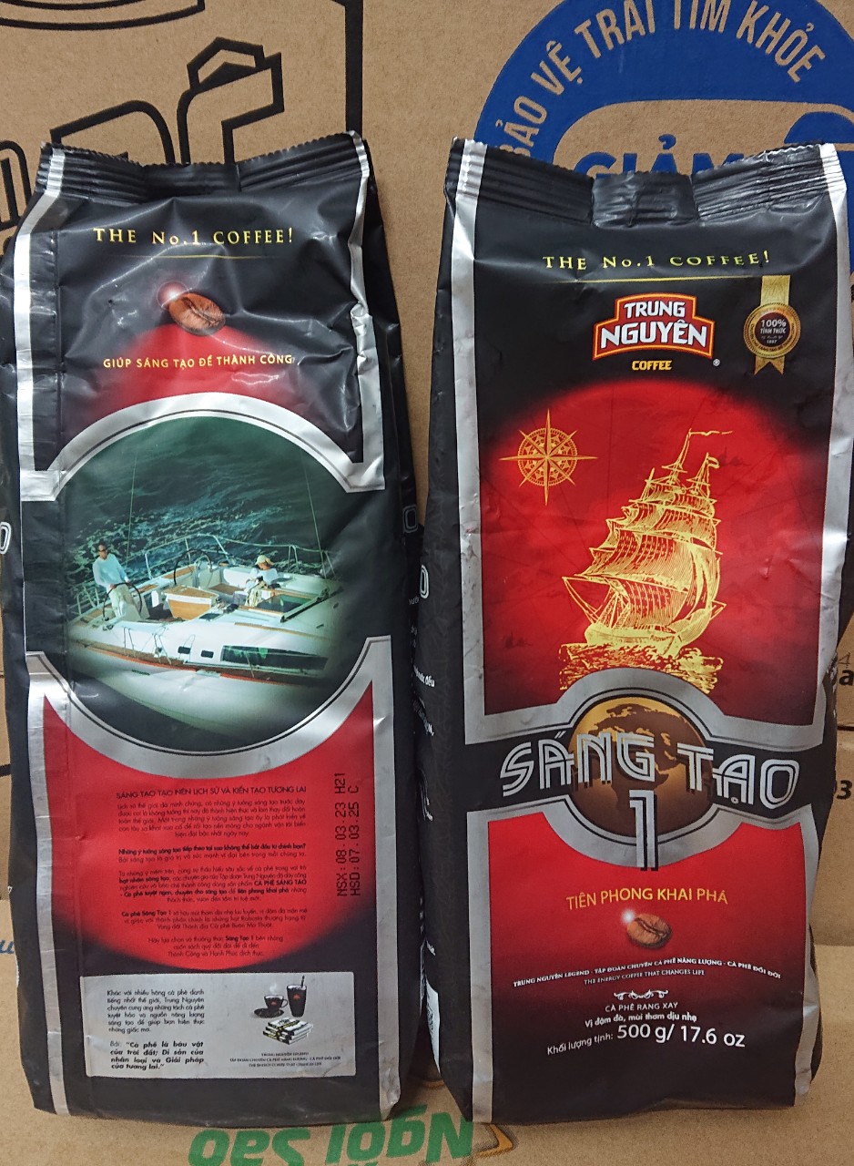 Cà phê rang xay pha phin TN - sáng tạo I (gói 500g)