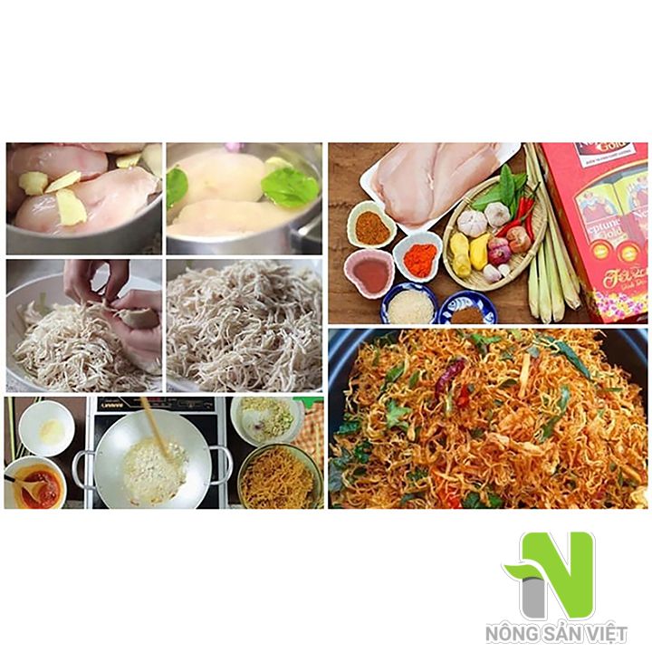 combo 1,5 kg gà khô - Nông sản việt