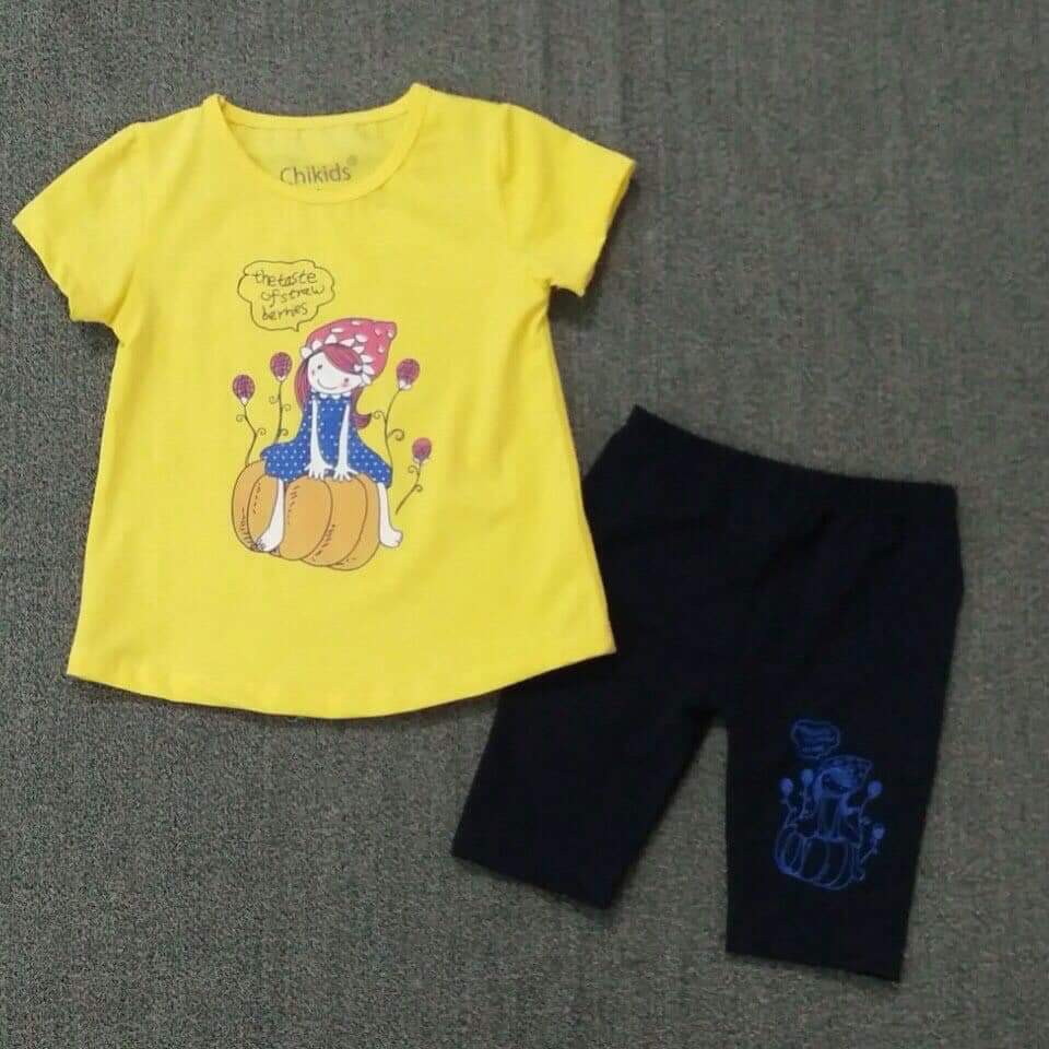 SÉT BỘ ĐỒ DÀNH CHO BÉ GÁI COTTON 4 CHIỀU HÀNG ĐẸP ( 20 -32 KG )