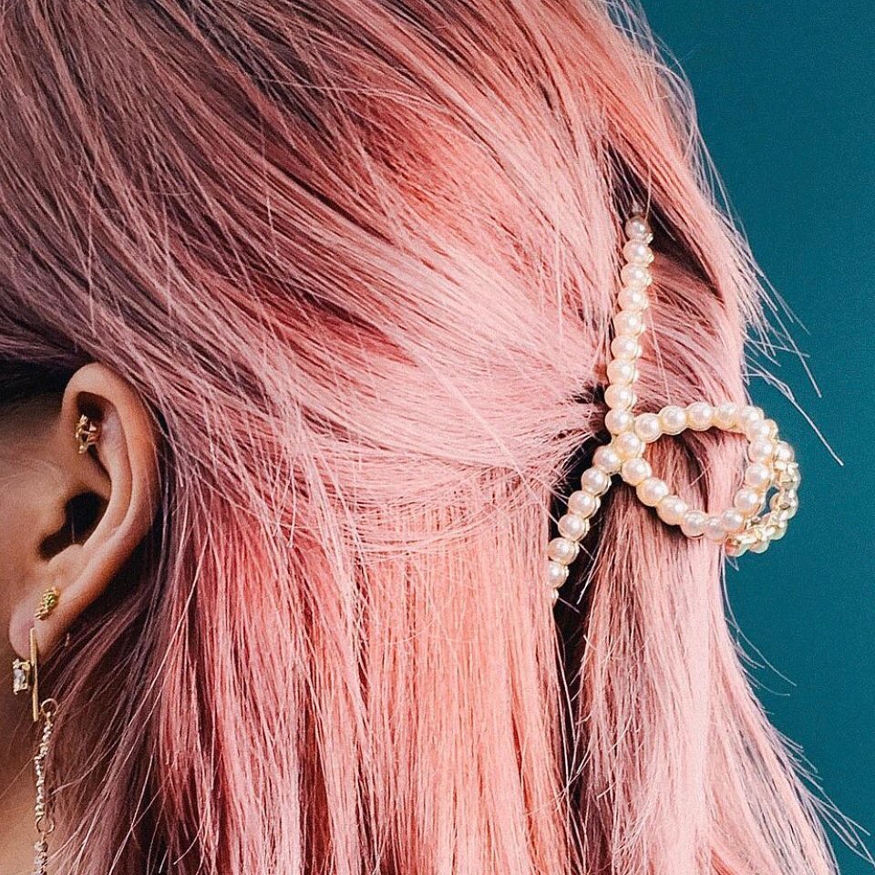 Kẹp tóc lovely pearl Hàn Quốc Korea