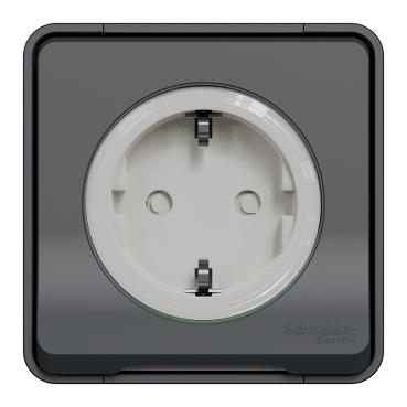 Ổ cắm chống nước đơn 16A 2P+E - Schneider Electric
