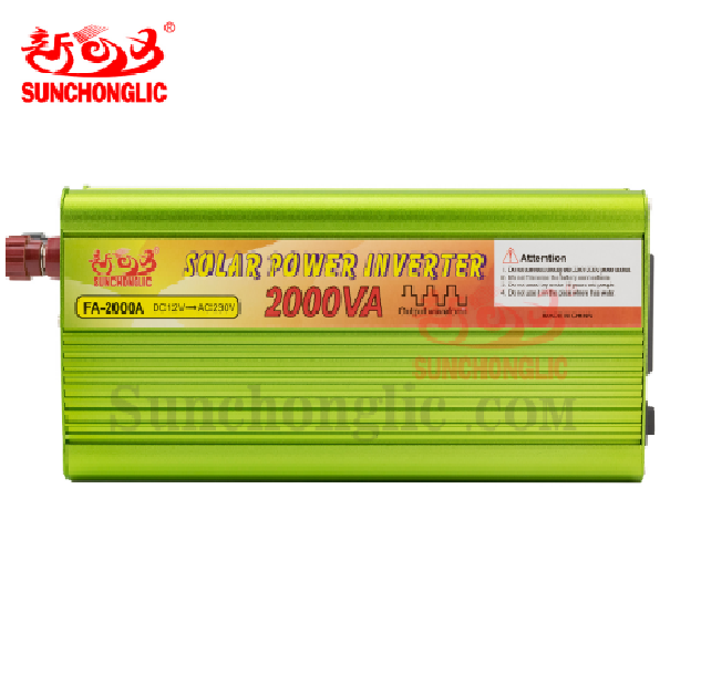 Bộ đổi điện 2000W 12V Sang 220V - Sunchonglic - FA-2000A