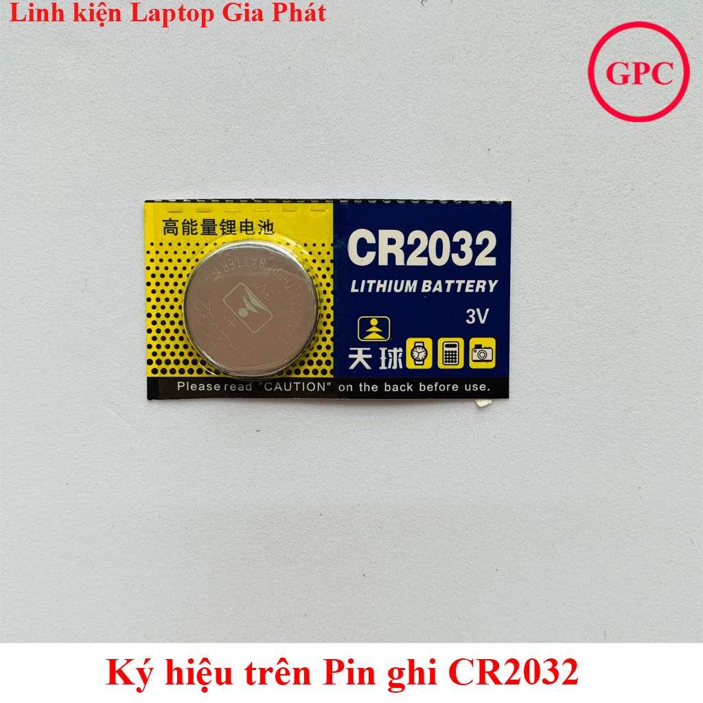PIN CMOS CR2032 dùng cho MÁY TÍNH ĐỂ BÀN - PC, LAPTOP