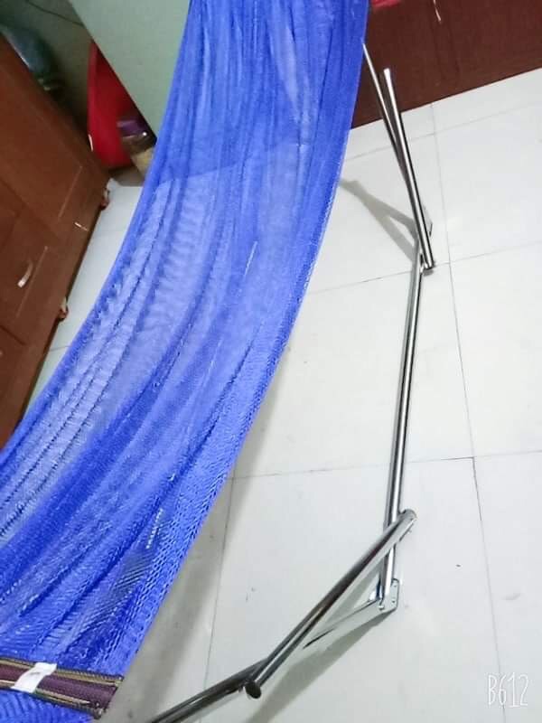 [HCM]Khung sắt mạ inox kèm võng