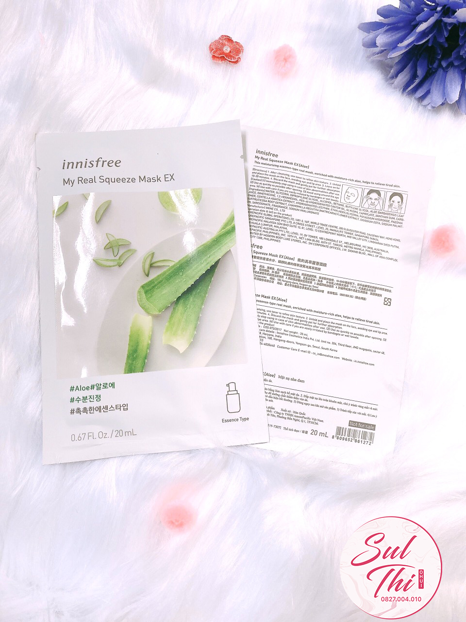 Combo 13 Mặt nạ Innisfree My Real Squeeze Mask EX Mix