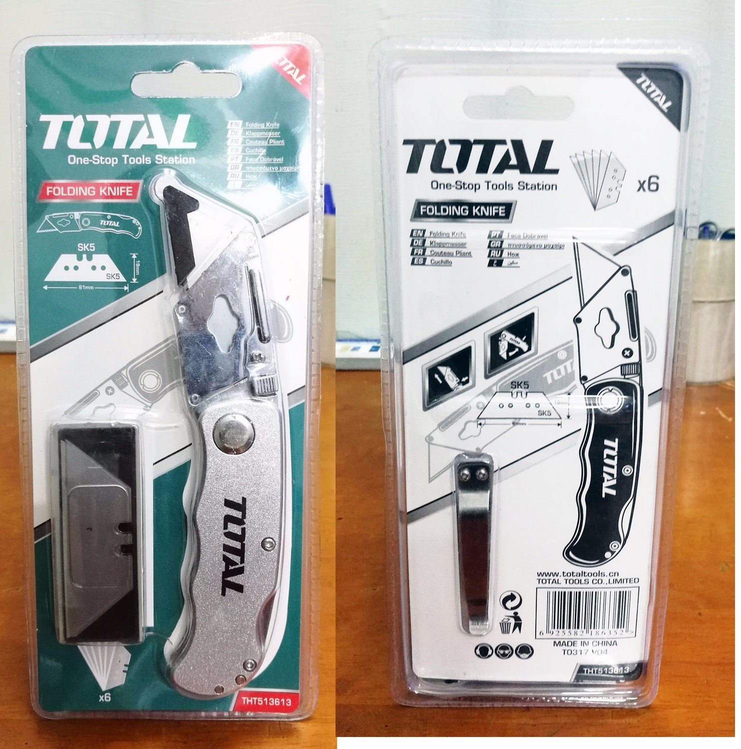 Dao rọc xếp total tht513613