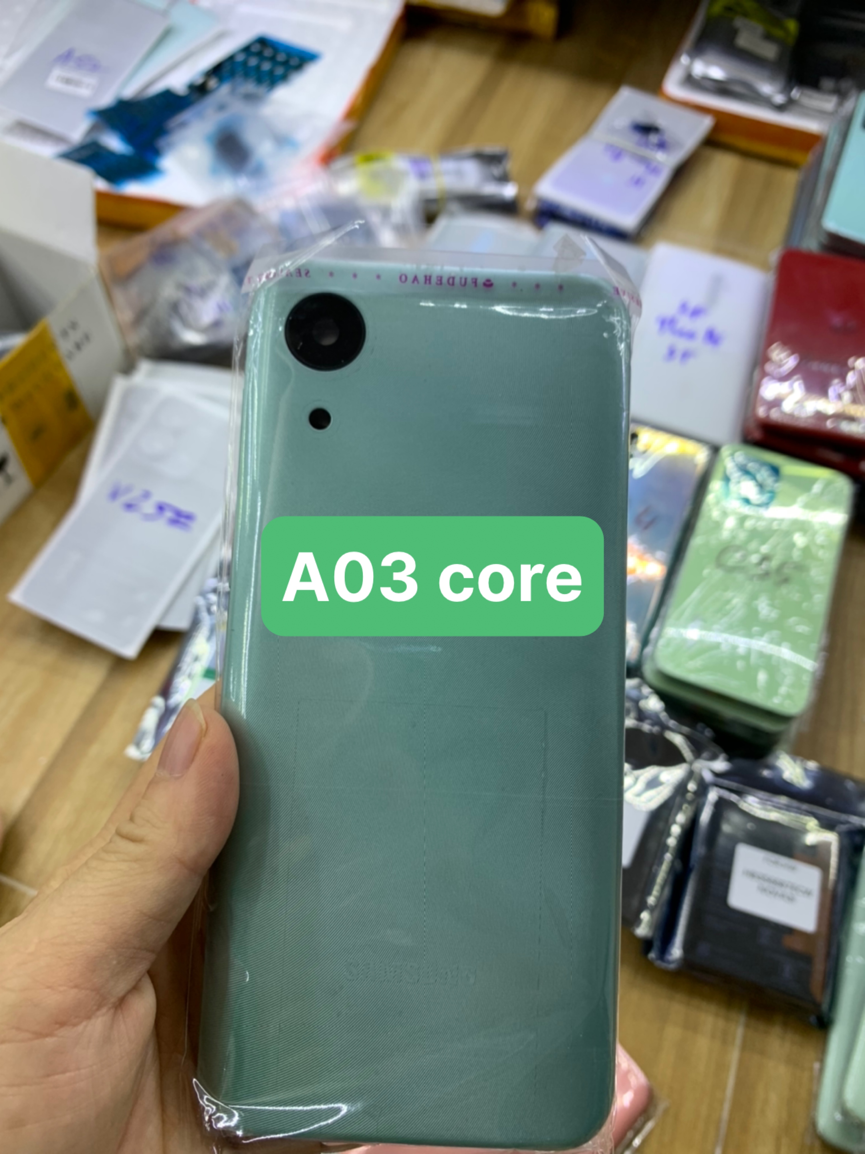 BỘ XƯƠNG VỎ ZIN MỚI ĐIỆN THOẠI SAM SUNG A03 CORE